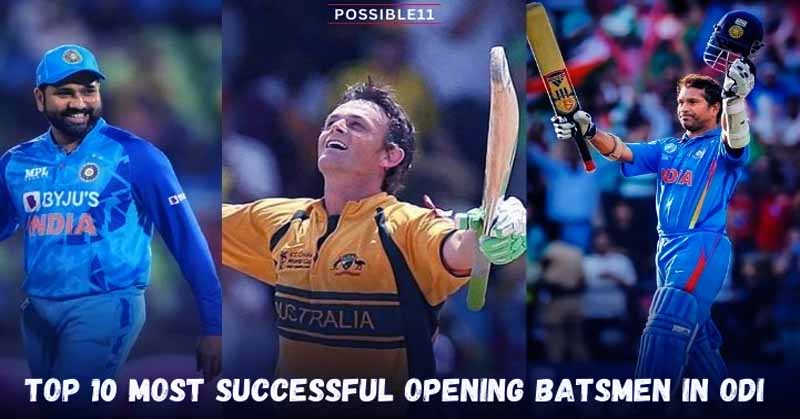 Best Opening Batsmen in ODI Cricket Right Now