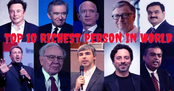 Top 10 richest man in the world - Fakoa